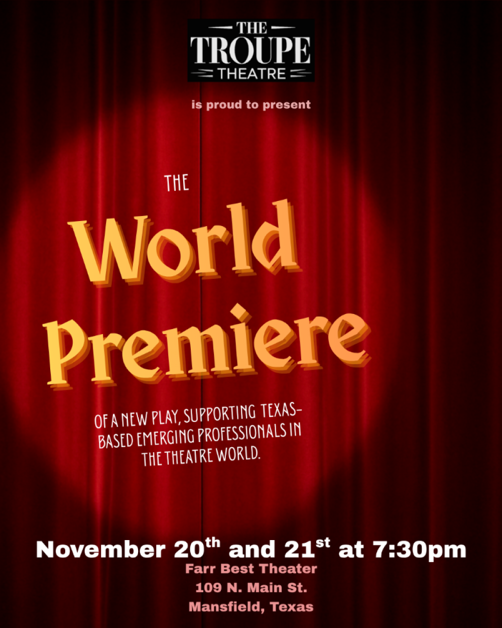 Event flyer